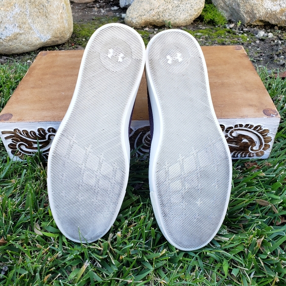 Under Armour Purple Suede Slip-on Sneakers - Picture 6 of 6
